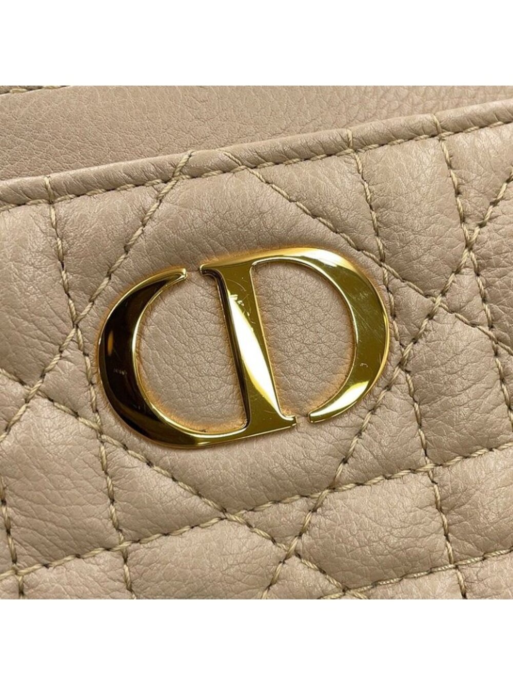 Dior Coin Case Cannage Caro Lavender Wallet Calf Leather - Picture 10 of 10